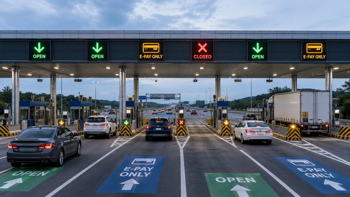 Toll Station LED Lane Control Toll Station LED Lane Control