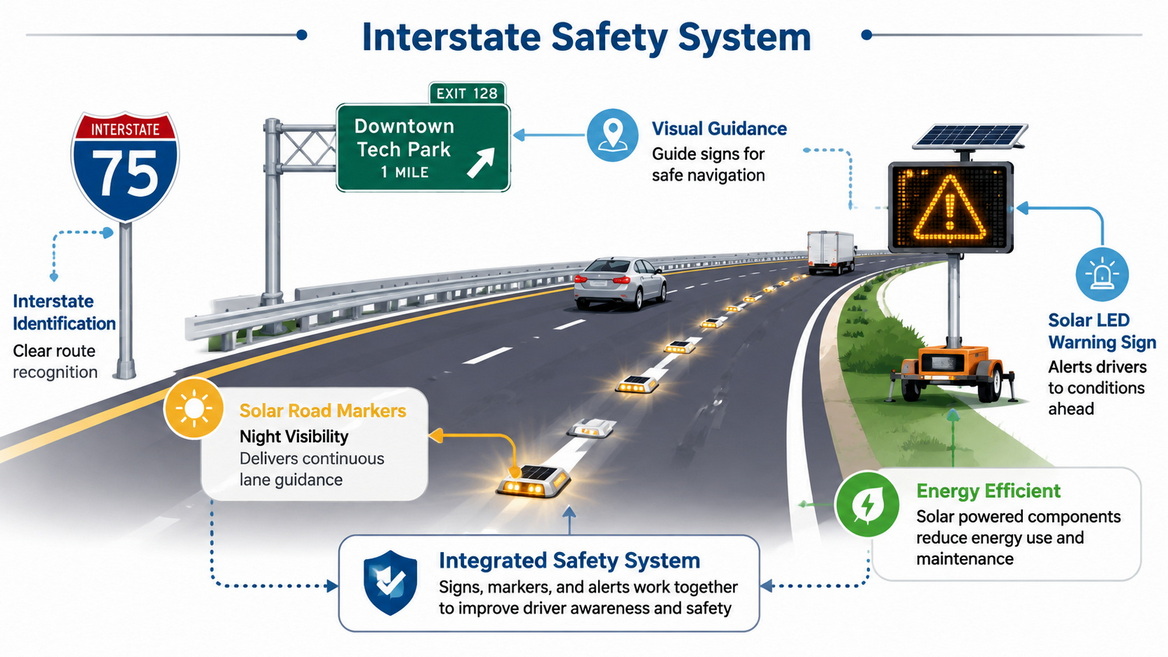Integrated Interstate Safety Solution Diagram Integrated Interstate Safety Solution Diagram