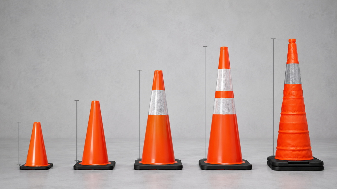 Traffic Cone Size Comparison Traffic Cone Size Comparison
