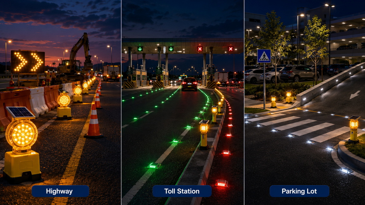 Solar Warning Light Applications Solar Warning Light Applications