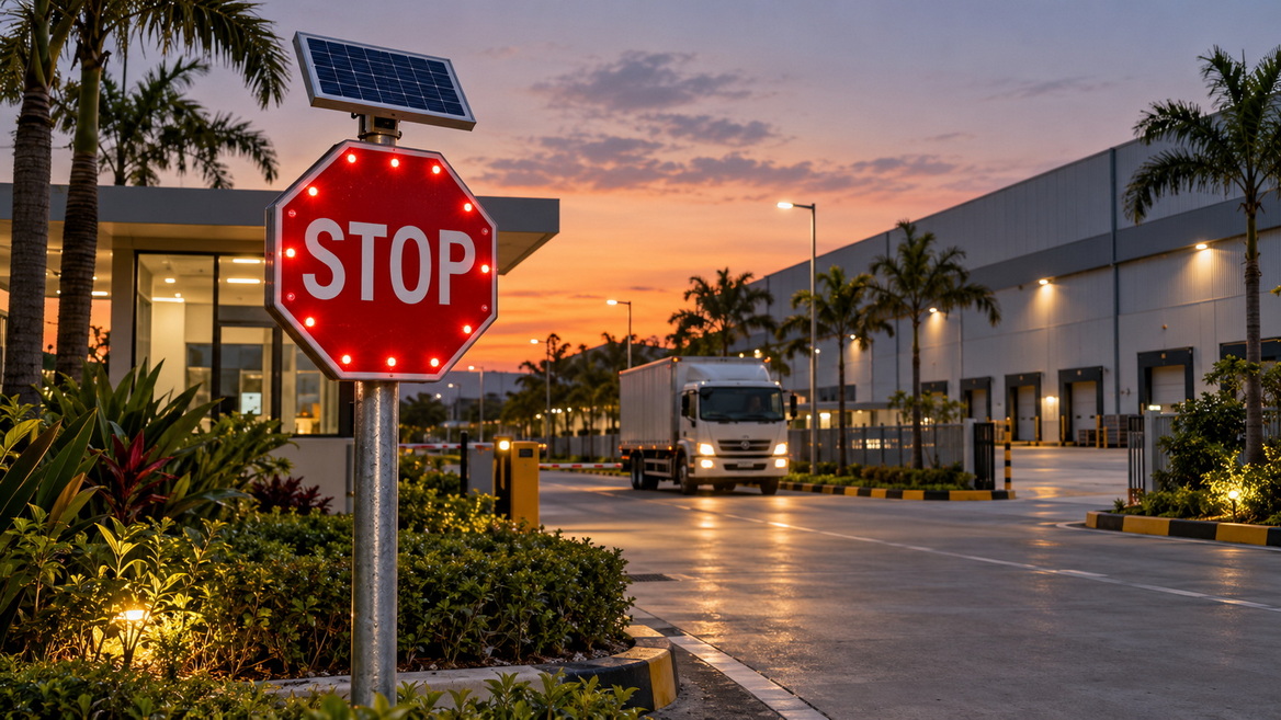 LED Stop Sign Solutions For Indonesia LED Stop Sign Solutions For Indonesia
