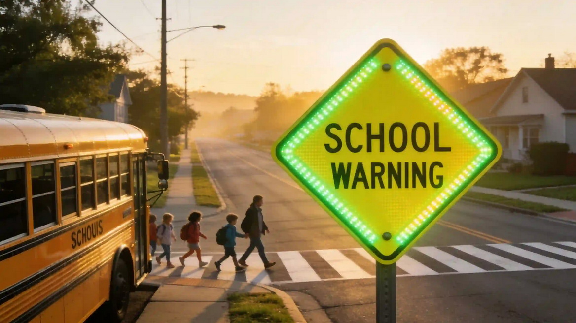 School Zone Led Warning Corridor School Zone Led Warning Corridor