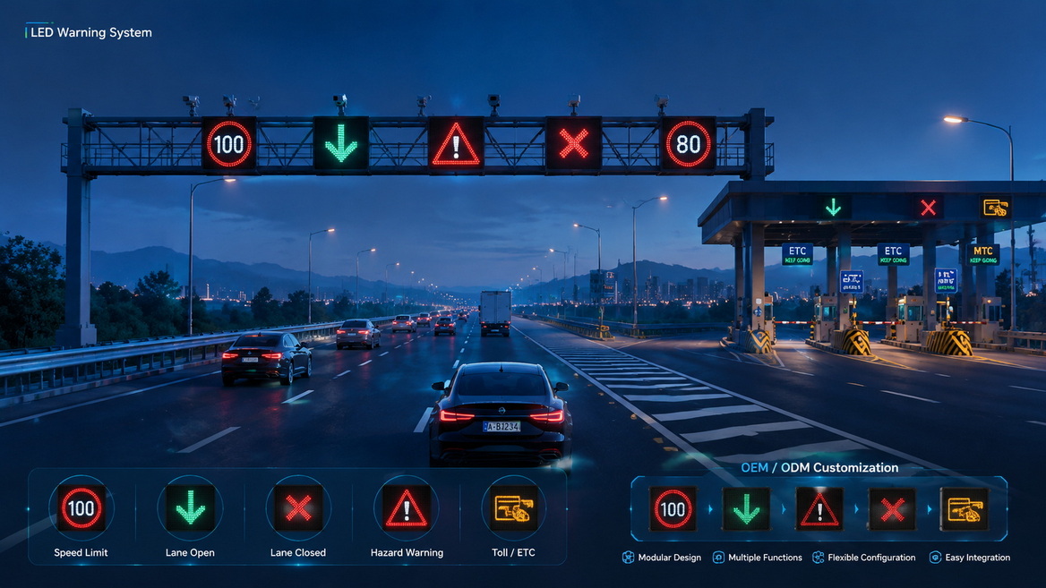 LED Traffic Warning System For Highways LED Traffic Warning System For Highways