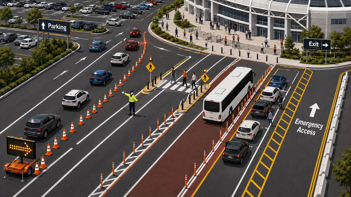 Event Traffic Control Zone Diagram Event Traffic Control Zone Diagram