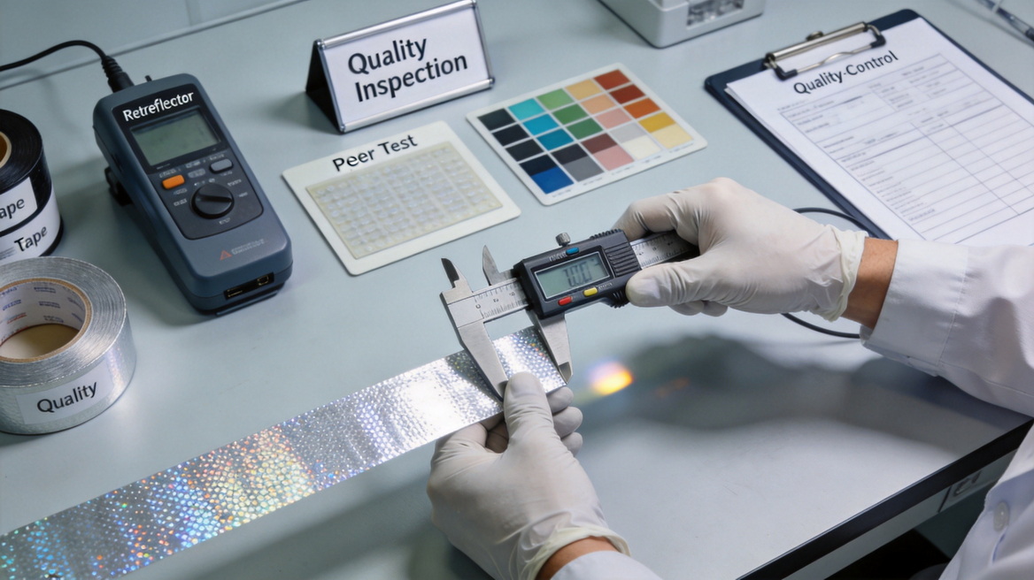 Reflective Tape Quality Inspection Process Reflective Tape Quality Inspection Process