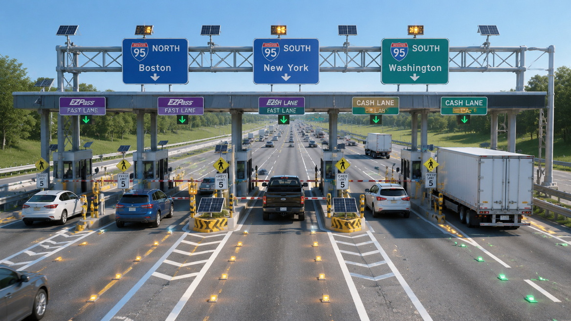 Toll Plaza Solar Safety System Toll Plaza Solar Safety System
