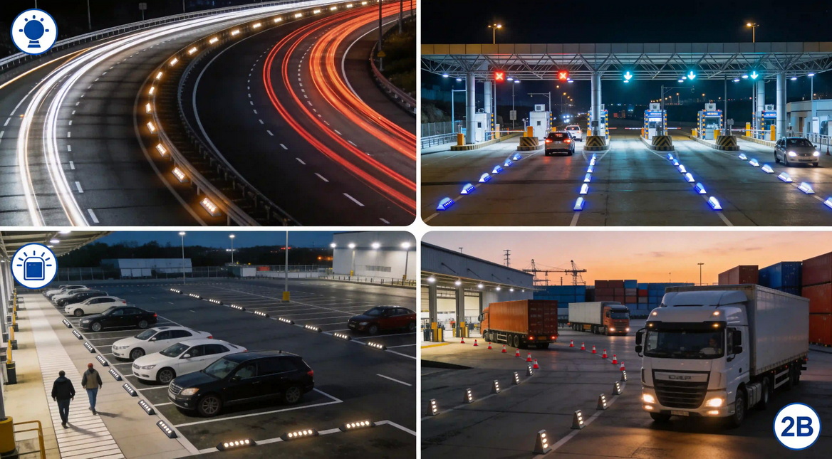 Road Stud Applications For Traffic Safety Road Stud Applications For Traffic Safety