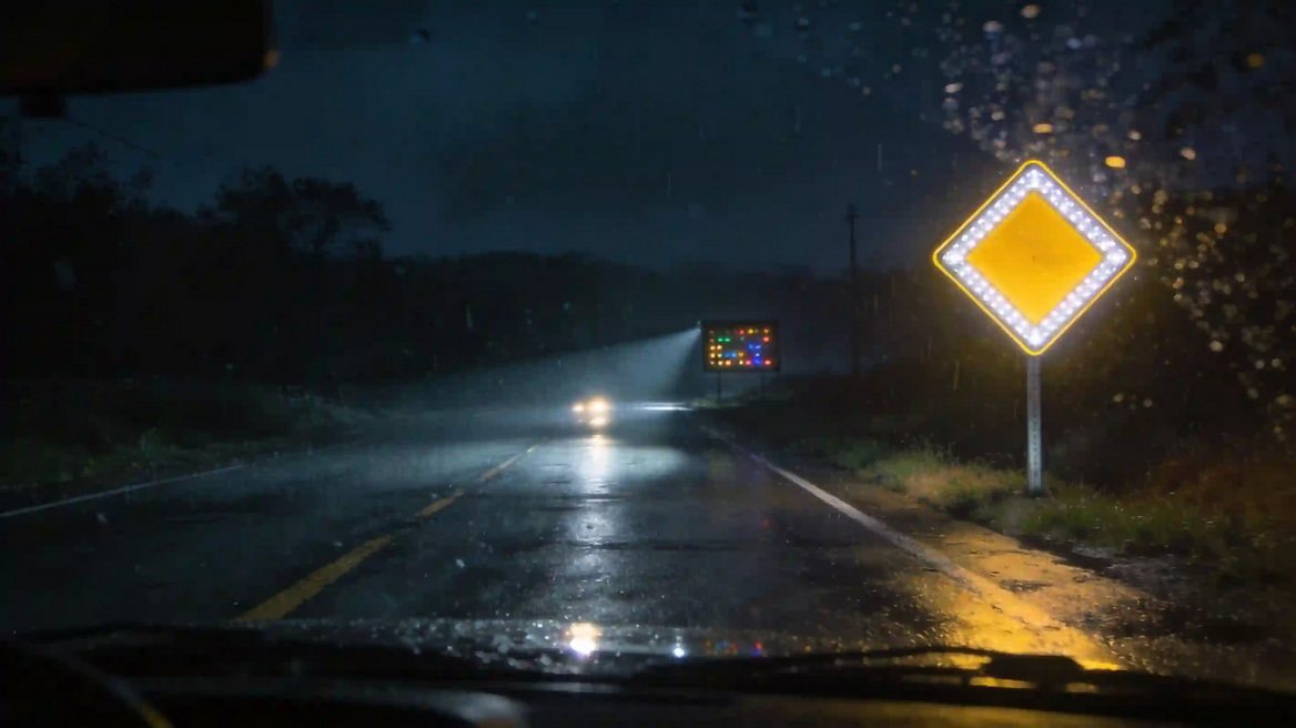 Nighttime Visibility Comparison Nighttime Visibility Comparison