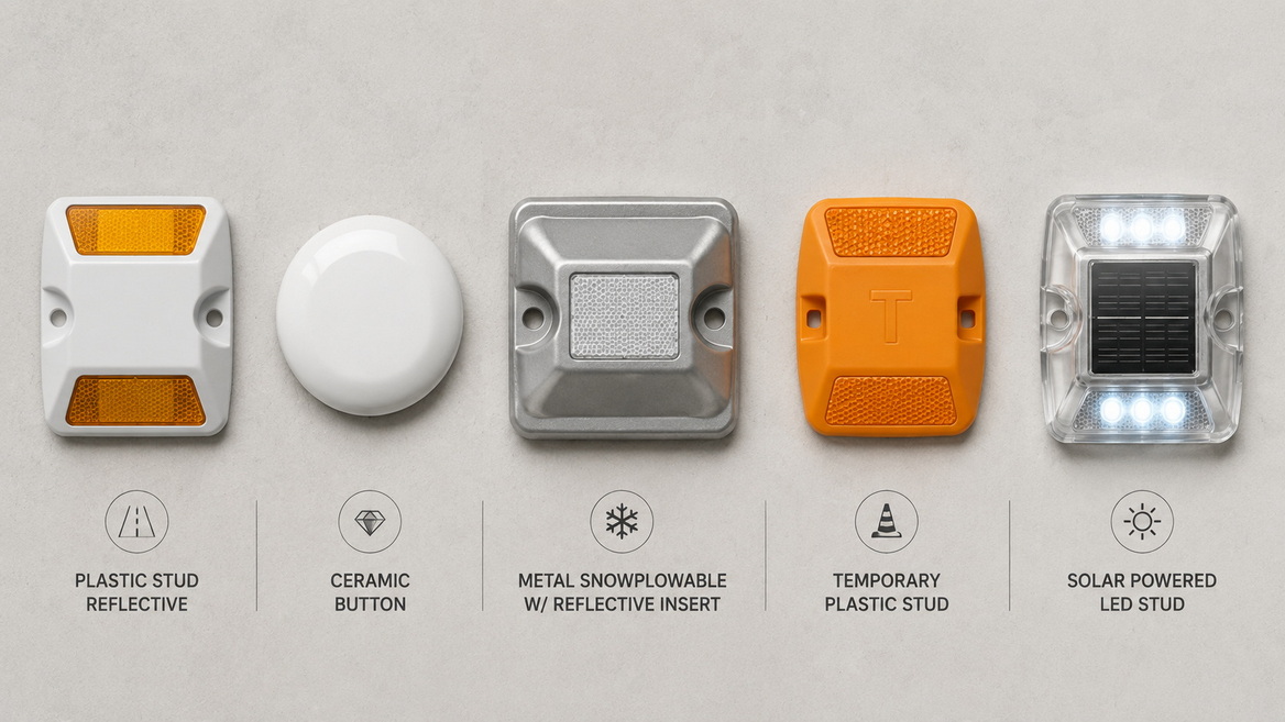 Types Of Raised Pavement Markers Overview Types Of Raised Pavement Markers Overview