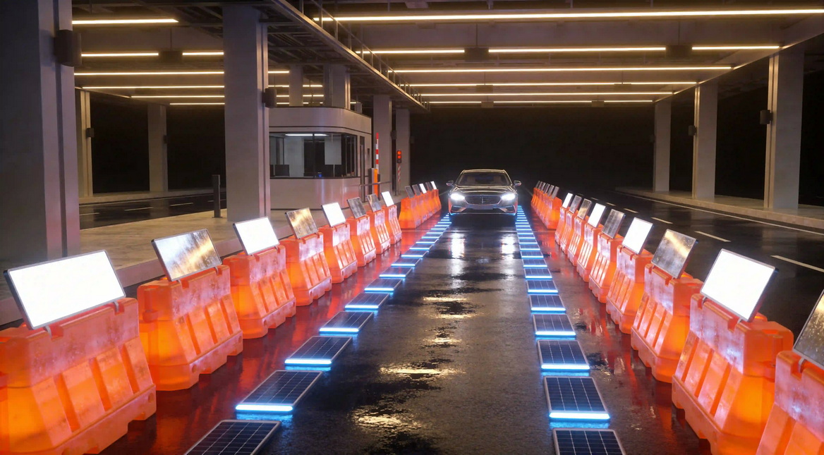 Water Filled Barriers And Solar Road Markers Water Filled Barriers And Solar Road Markers