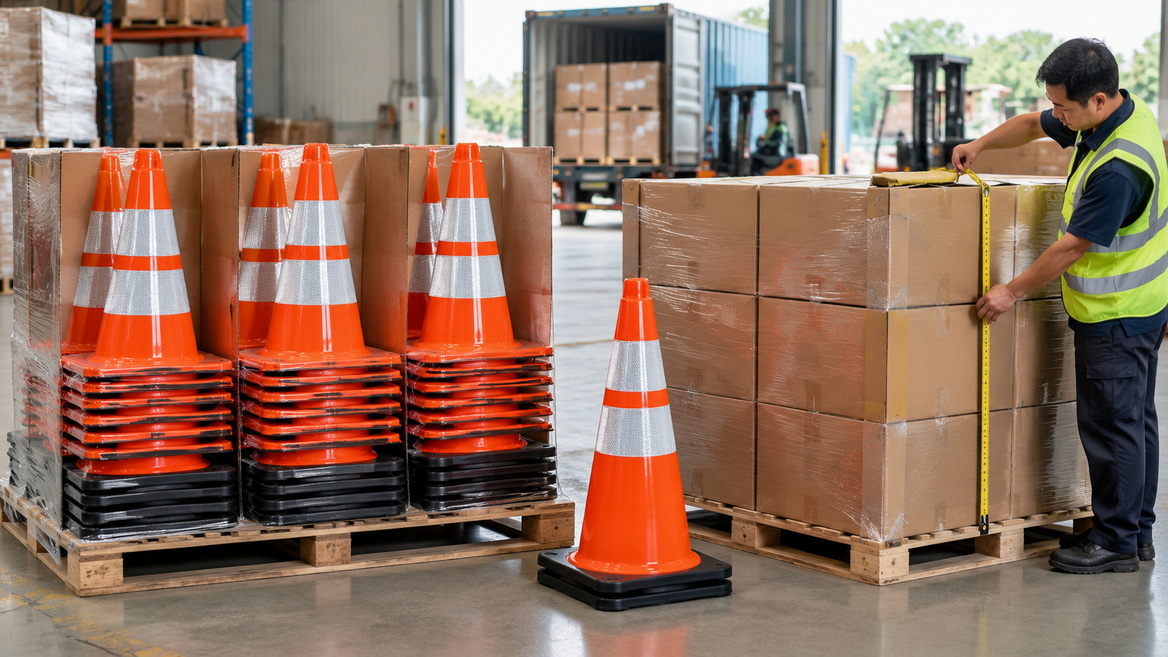Traffic Cone Packing And Shipping Inspection Traffic Cone Packing And Shipping Inspection