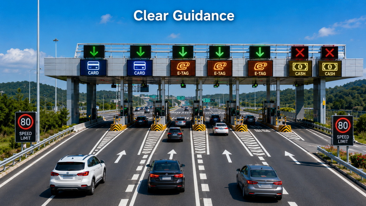 Highway LED Lane And Toll Control Highway LED Lane And Toll Control