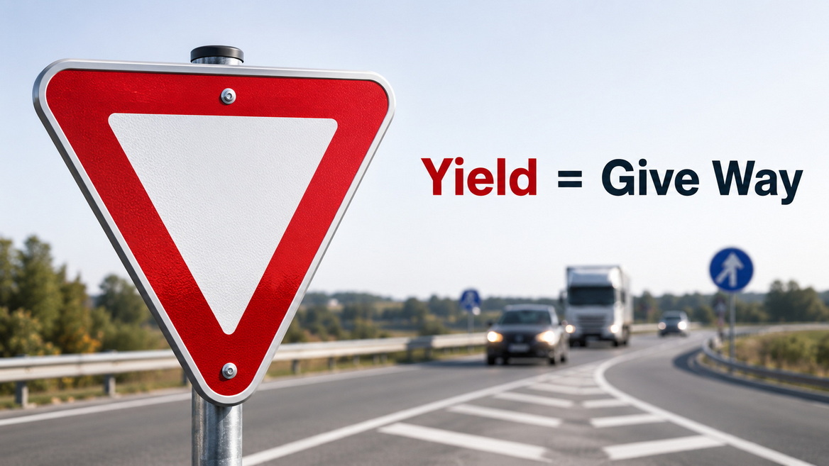 Yield Sign Meaning At A Glance Yield Sign Meaning At A Glance