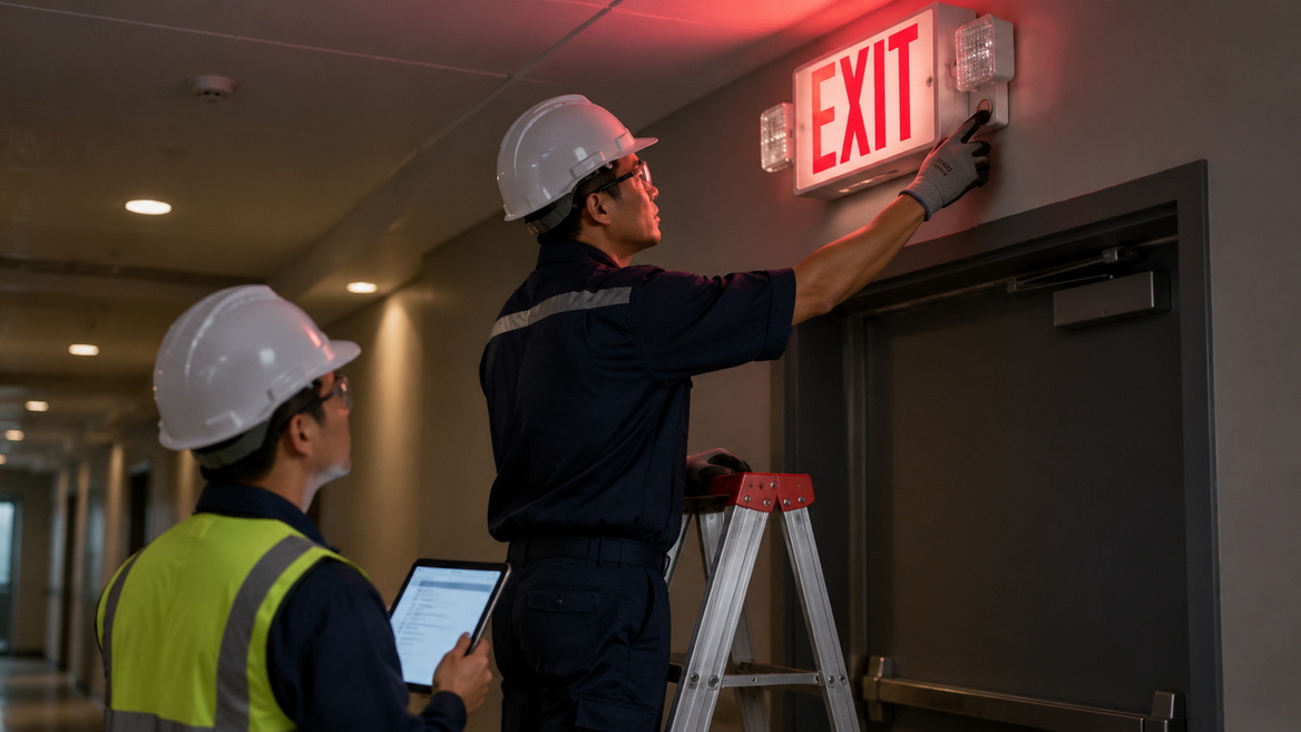 Emergency Exit Sign Battery Backup Inspection Emergency Exit Sign Battery Backup Inspection