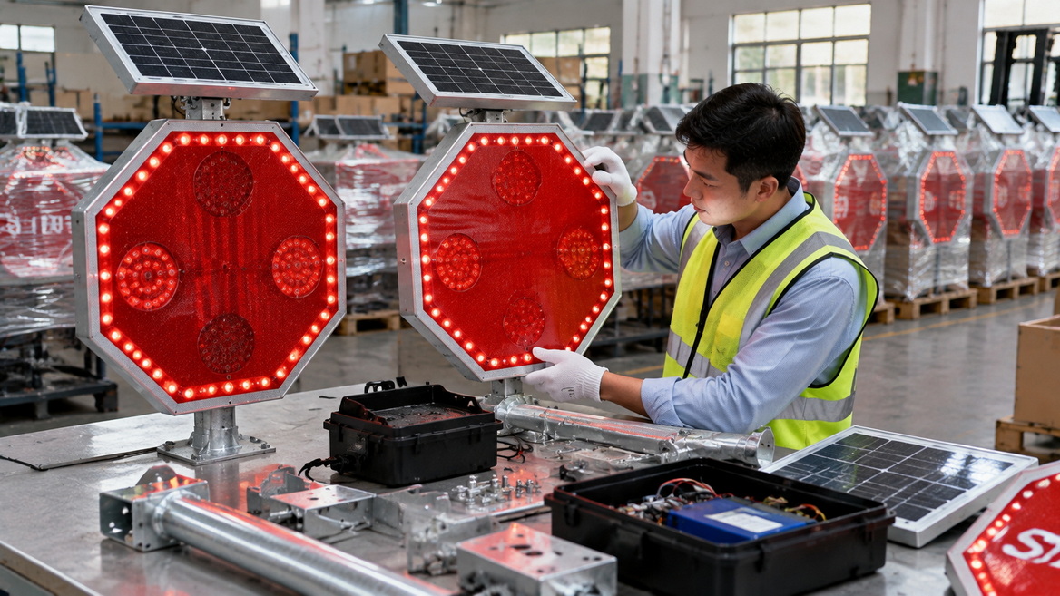 LED Stop Sign Pre Shipment Inspection LED Stop Sign Pre Shipment Inspection