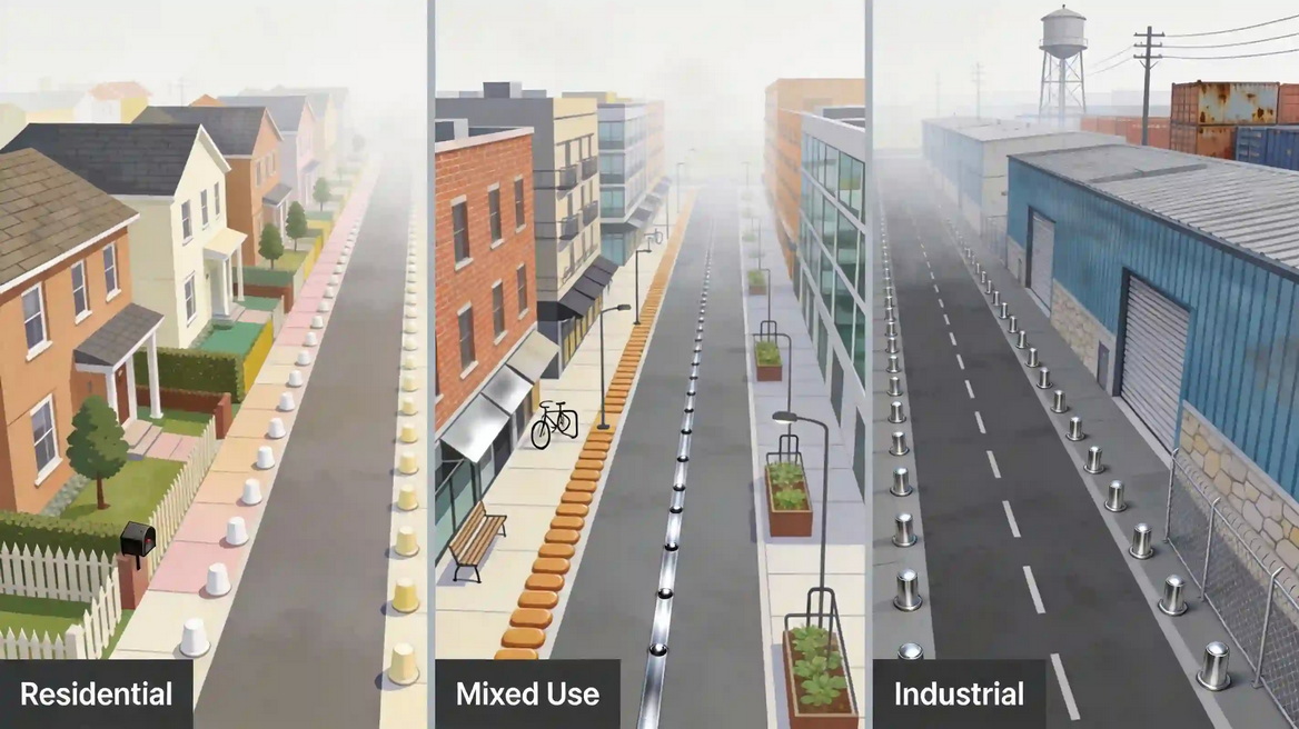 Urban Street Typology Road Studs Urban Street Typology Road Studs