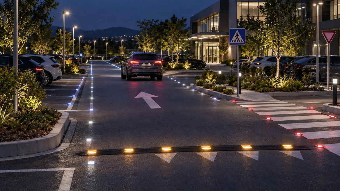 Parking Lot Solar Road Safety Guidance Parking Lot Solar Road Safety Guidance