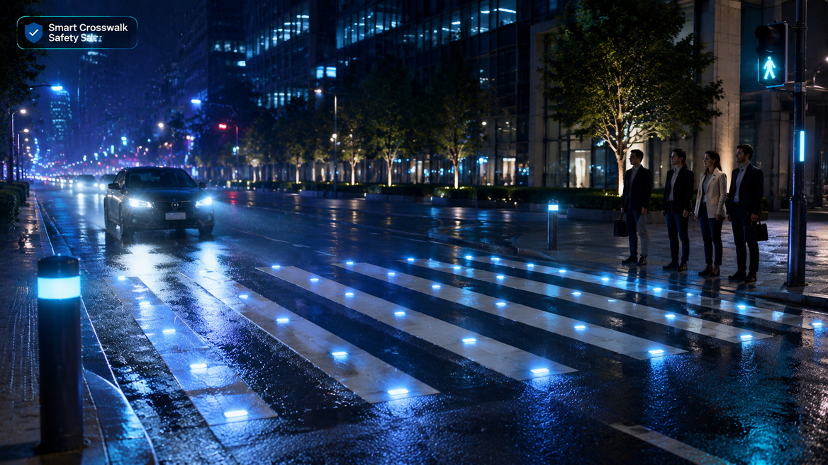 Smart Crosswalk Led Road Studs Smart Crosswalk Led Road Studs