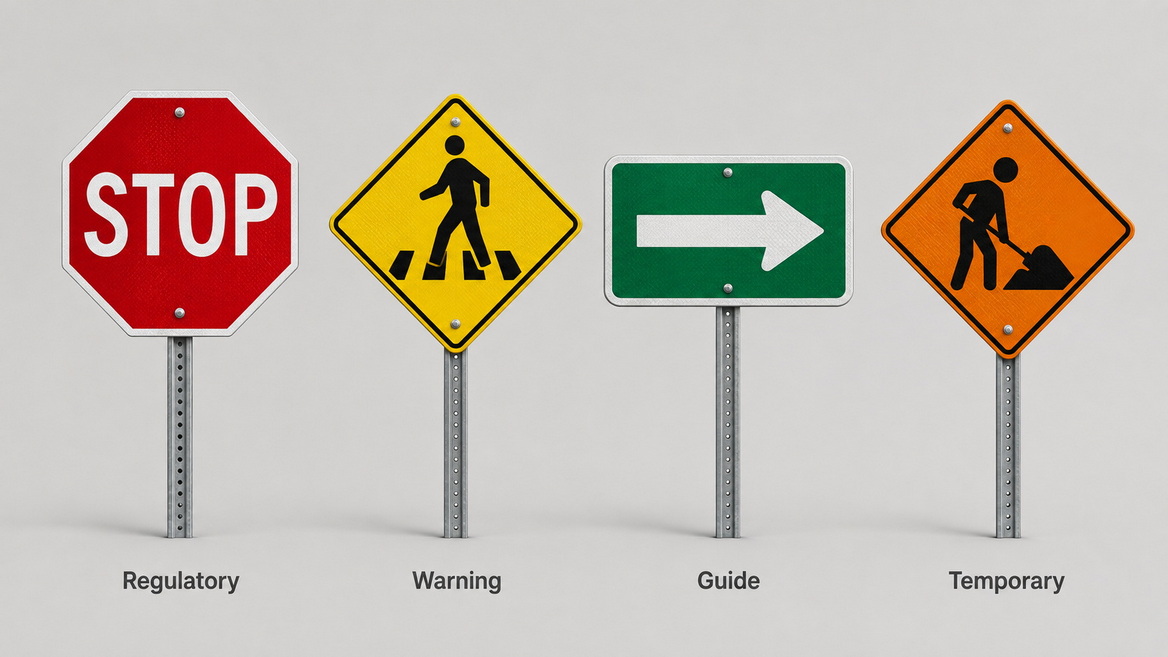 Main Types Of Road Signs Main Types Of Road Signs
