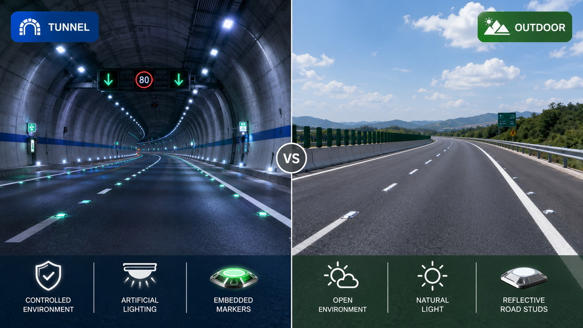 Tunnel Vs Outdoor Marker Comparison Tunnel Vs Outdoor Marker Comparison