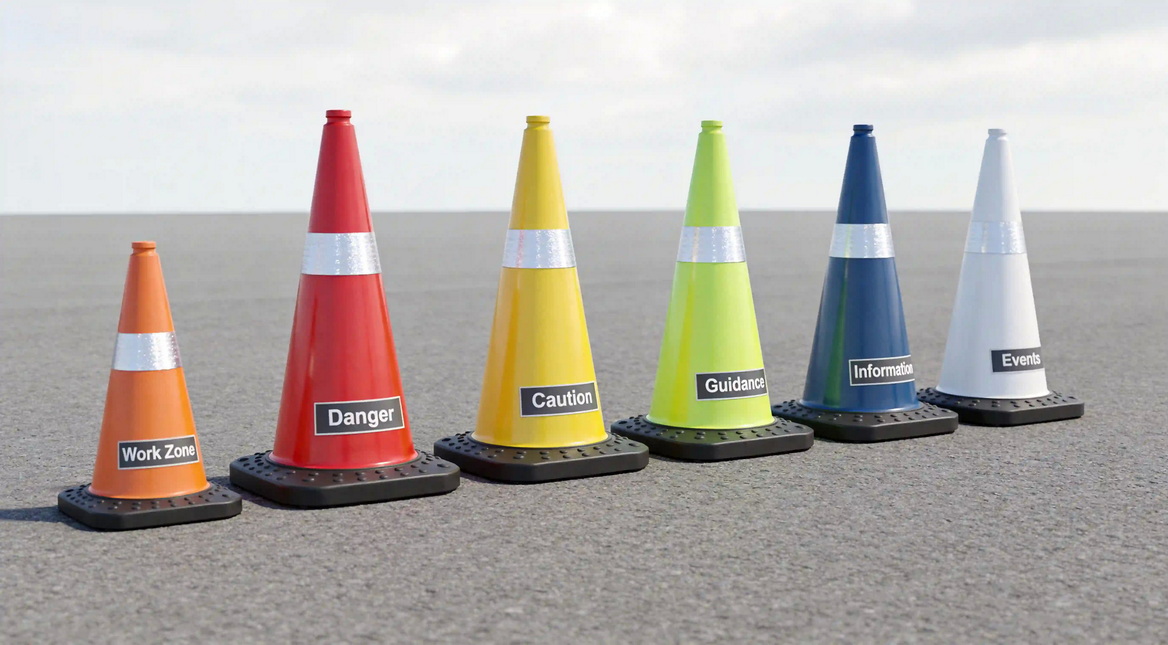 Traffic Cone Color Guide Traffic Cone Color Guide