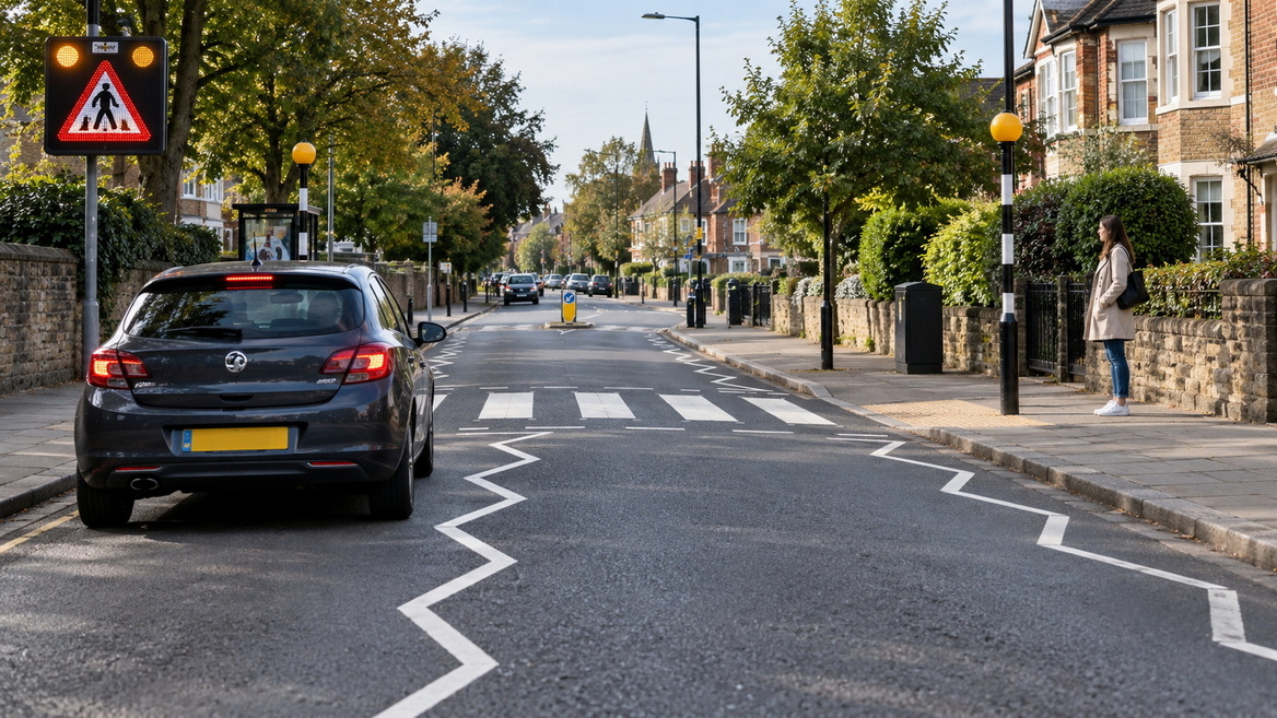 Pedestrian Crossing Parking Safety