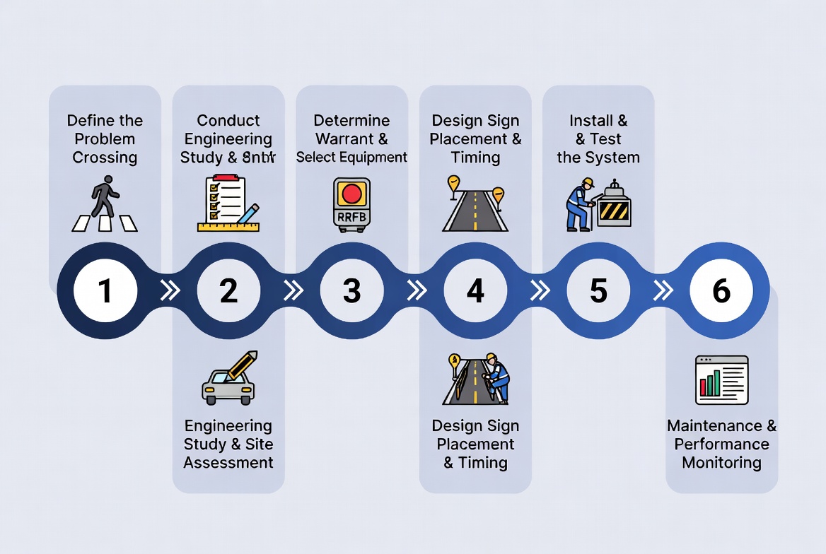 RRFB Project Planning Workflow Diagram
