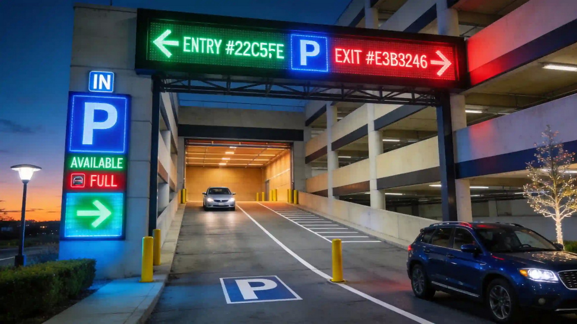 Toll Station LED Lane Control