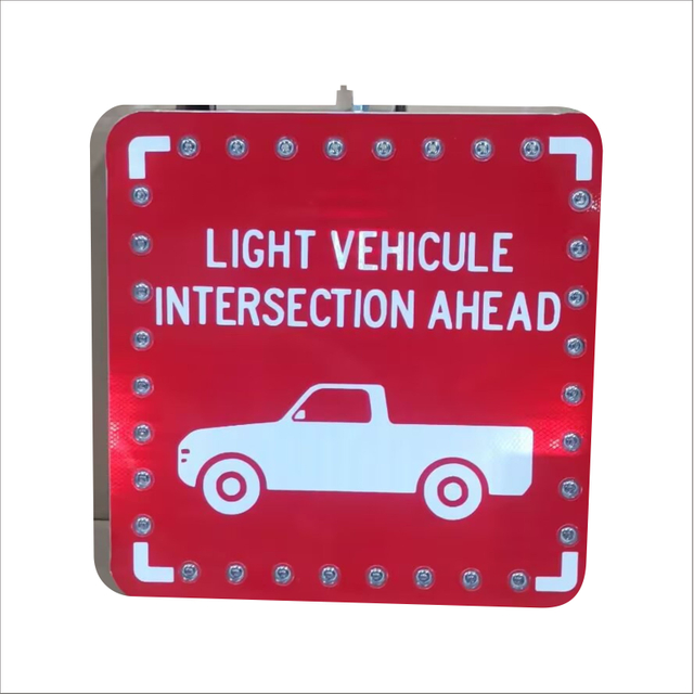 Solar Warning Traffic Safety Sign