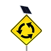 Solar Powered Led Roundabout Sign