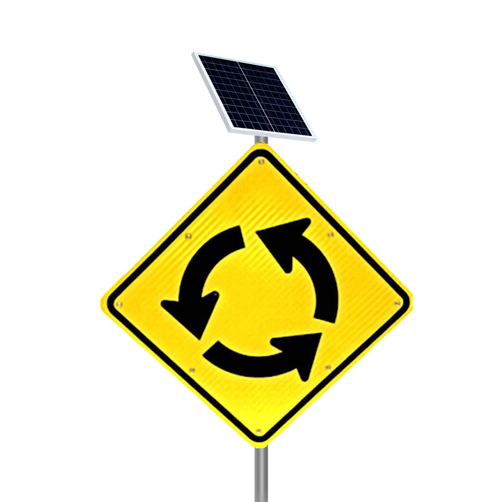 Solar Powered Led Roundabout Sign