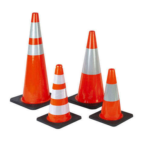 PVC Traffic Cone With Black Base