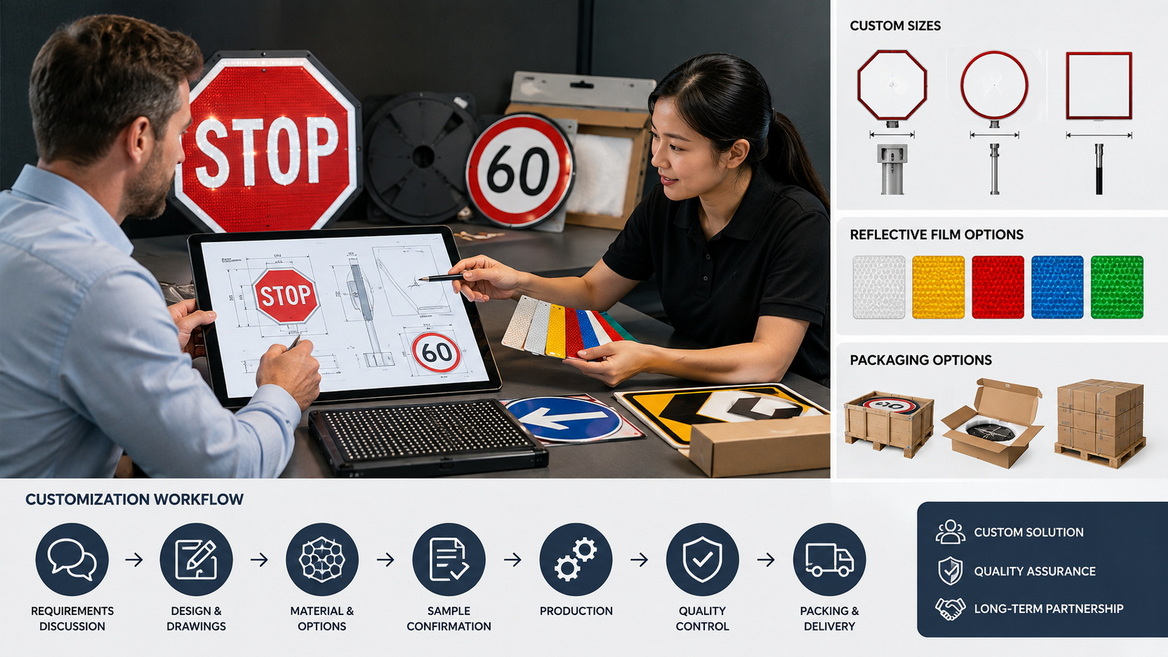OEM ODM Traffic Sign Customization