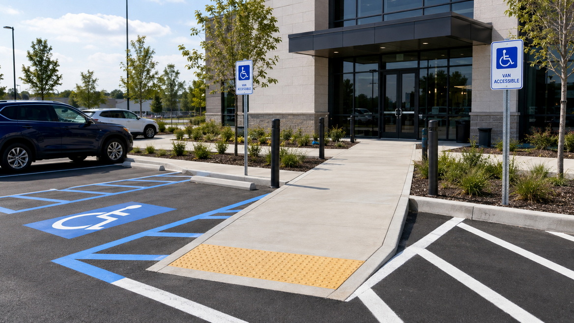 Parking Lot Accessibility Route