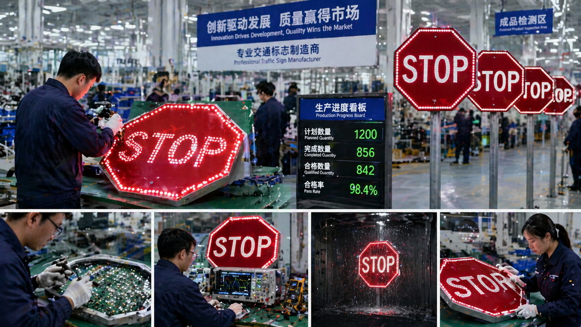Led Stop Sign Manufacturing
