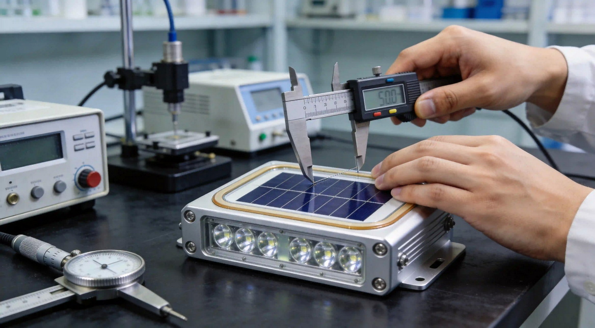 Solar Road Marker Quality Inspection