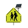 Solar Blinking Traffic Signal Light