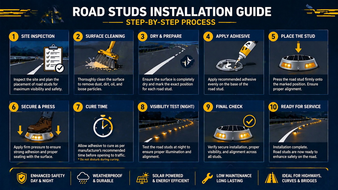 Road Studs Installation Guide Road Studs Installation Guide