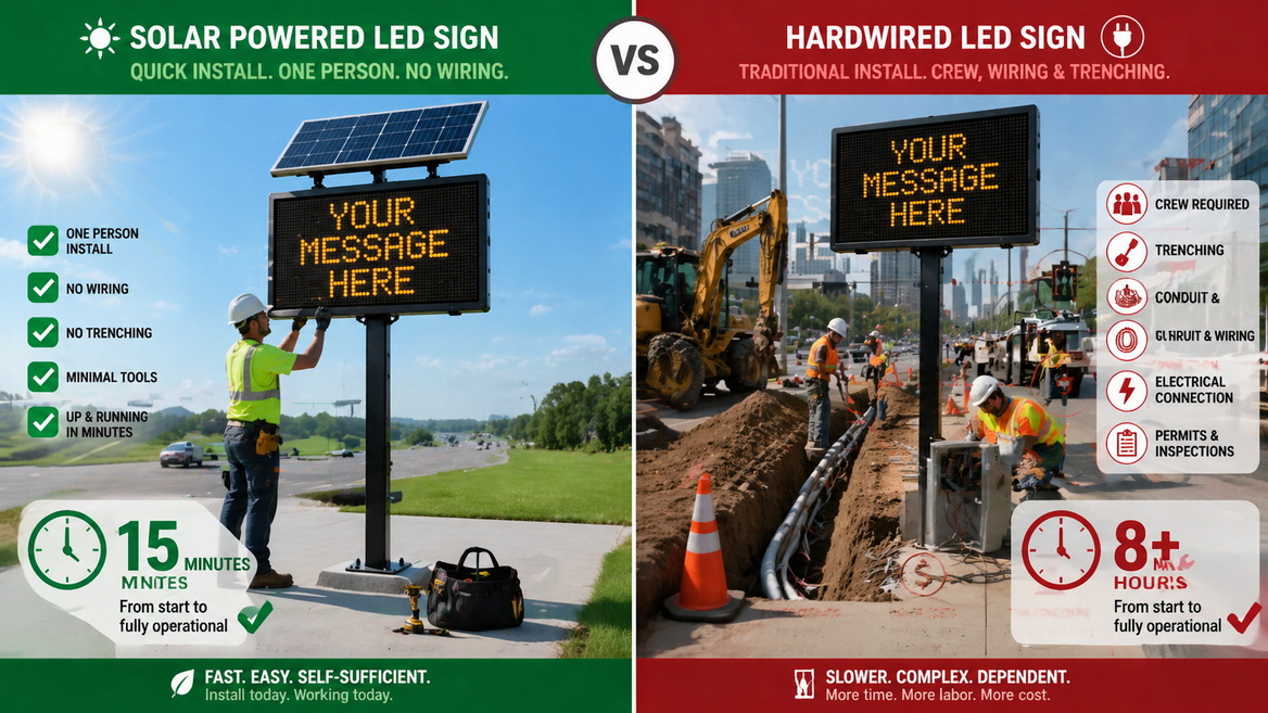 Traffic Sign Installation Time Chart