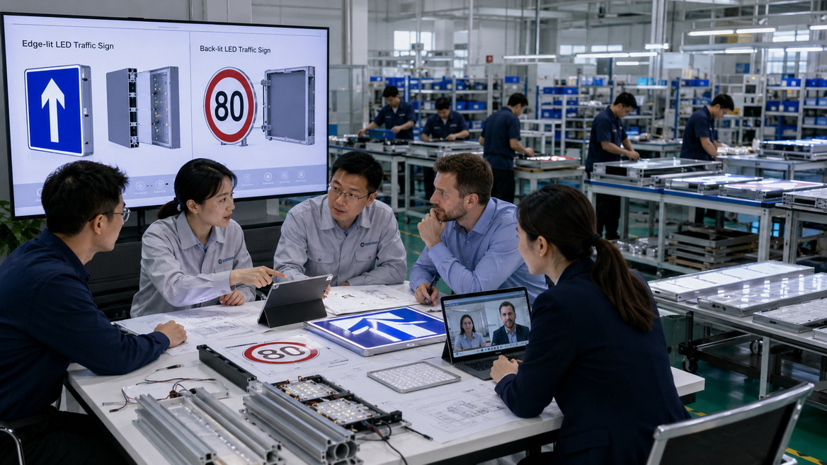Oem Odm Led Traffic Sign Solutions