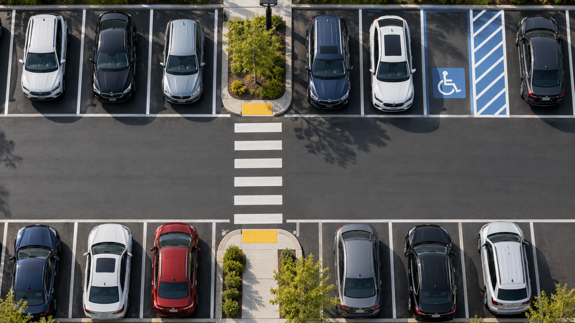 Clear Access in a Parking Lot