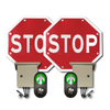 Led Flashing Stop Sign System