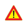 Aluminum Reflective Uv-Resistant Traffic Warning Safety Signs