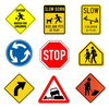 Aluminum Reflective Uv-Resistant Traffic Warning Safety Signs
