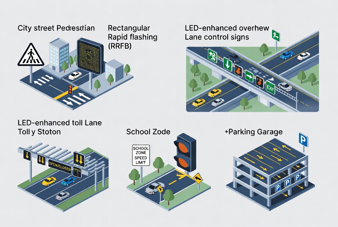 LED Traffic Signs Use Case Map