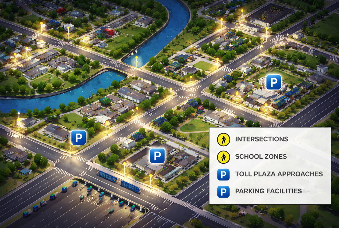 Citywide Solar RRFB Deployment Map