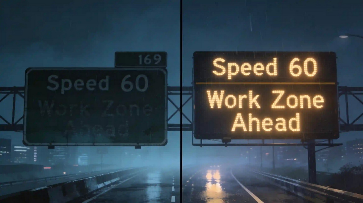 LED Highway Sign Comparison