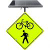 30 Inches 12V Led Flashing Traffic Sign