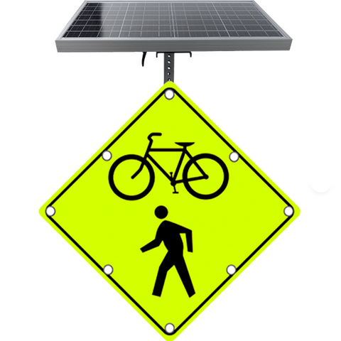 30 Inches 12V Led Flashing Traffic Sign