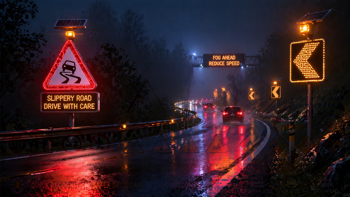 LED Traffic Lights Highway